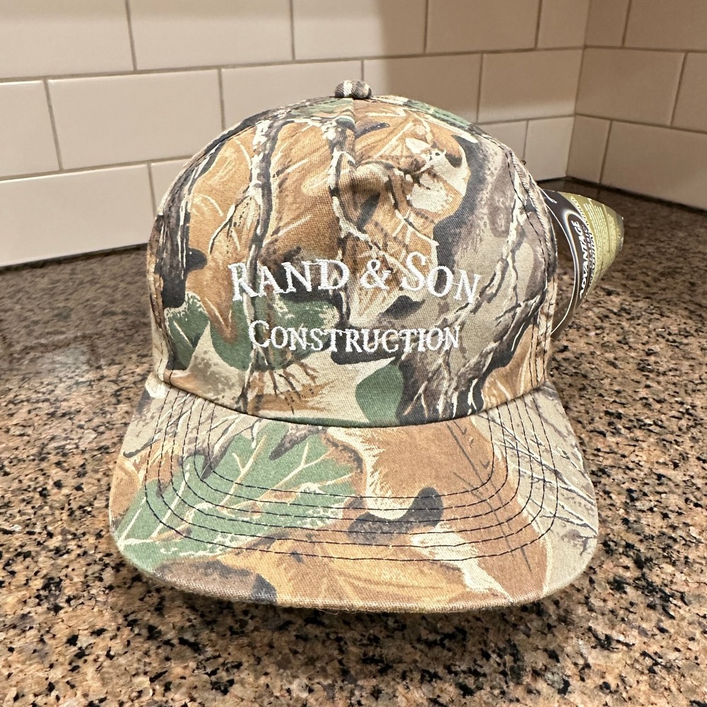 Rand & Son Construction Outdoor Cap Hat Snapback Advantage Classic Camo Mens OS